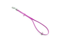 Jelly Pet Grooming Loop W/Ring Neon Pink 46 Cm X 1 Cm