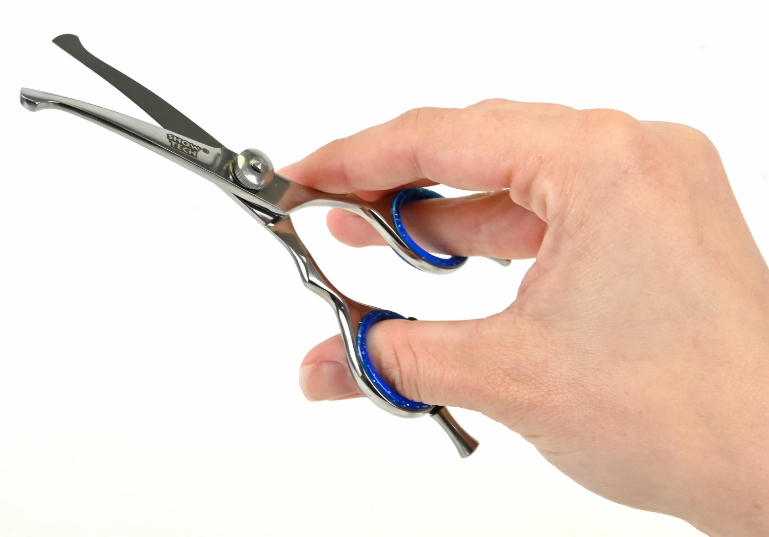 Show Tech Safety Scissor Curved 12 Cm - 5" - Image 3