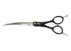 Yento Sparkle Series Curved Scissors Black 16,5 Cm - 6,5"