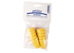 Show Tech Rubber Stripping Thimbles 10 Pcs 2 Yellow