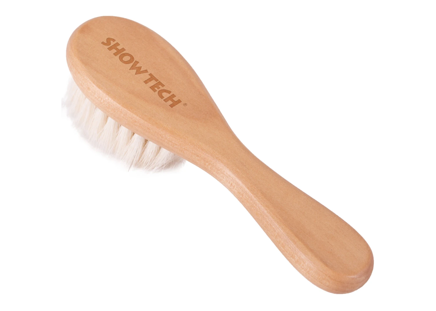 Show Tech Pure Goat Hair Brush Natural Wood 15cm - Image 2