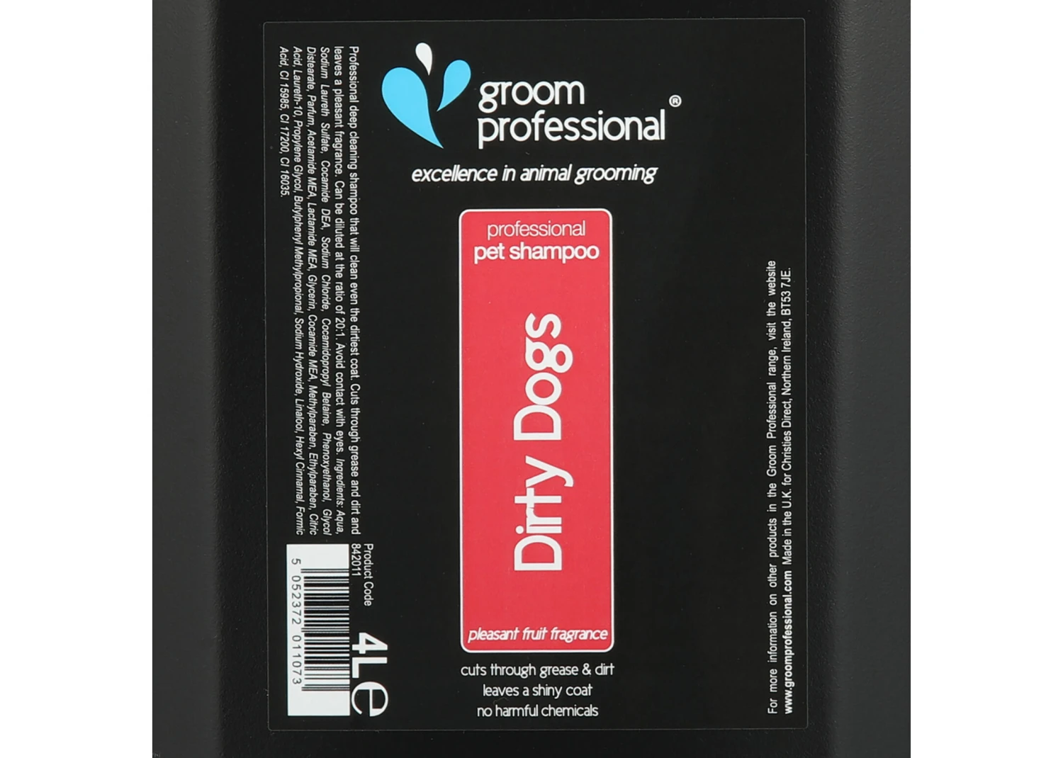 Groom Professional Dirty Dogs Shampoo 4 L - Image 2