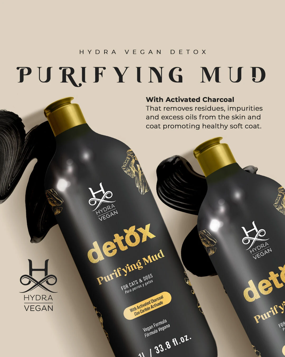 Hydra Vegan Detox Purifying Mud 1 L - Image 2