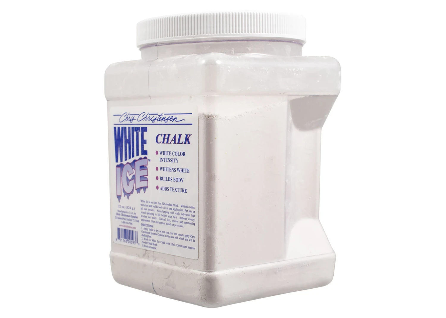 Chris Christensen Systems White Ice Chalk 615 Gr Whitening & Texturizing Chalk - Image 2