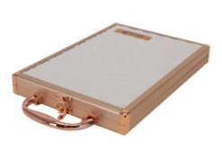 Groom-X Scissor Case Mini Diamond Pattern White